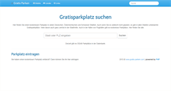 Desktop Screenshot of gratis-parken.com